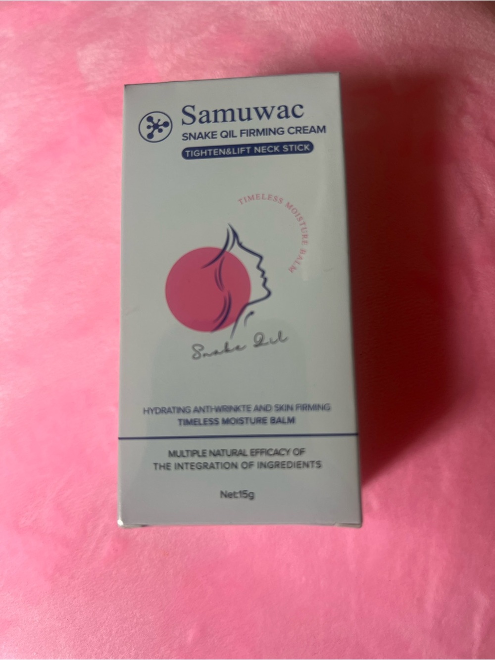 Samuwac Snake Oil Firming Cream - Hydrating Neck Balm
